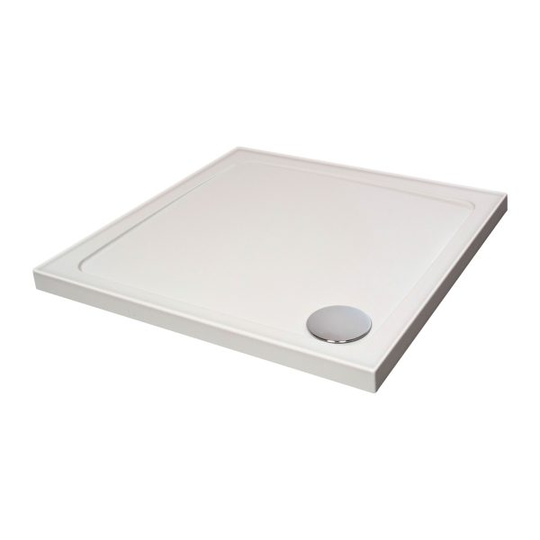 Clan Core Stone Square Shower Tray with Upstands