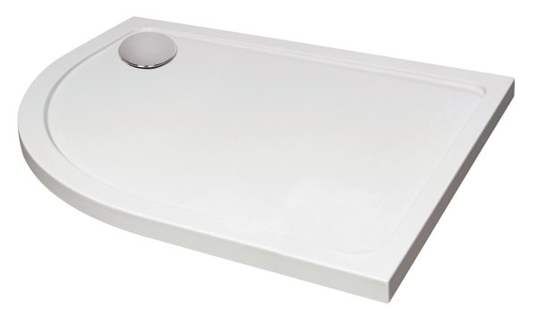 Clan Core Stone Offset Quadrant Shower Tray