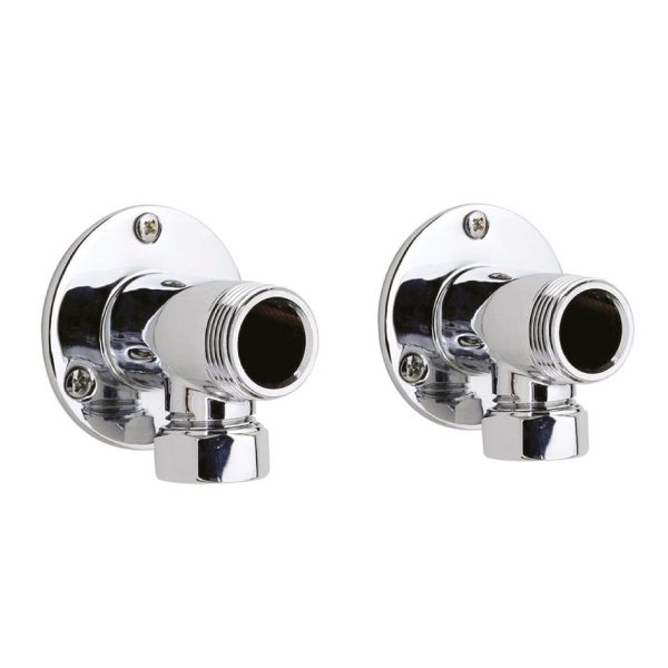 Nuie Bar Valve Backplate Elbow Unions