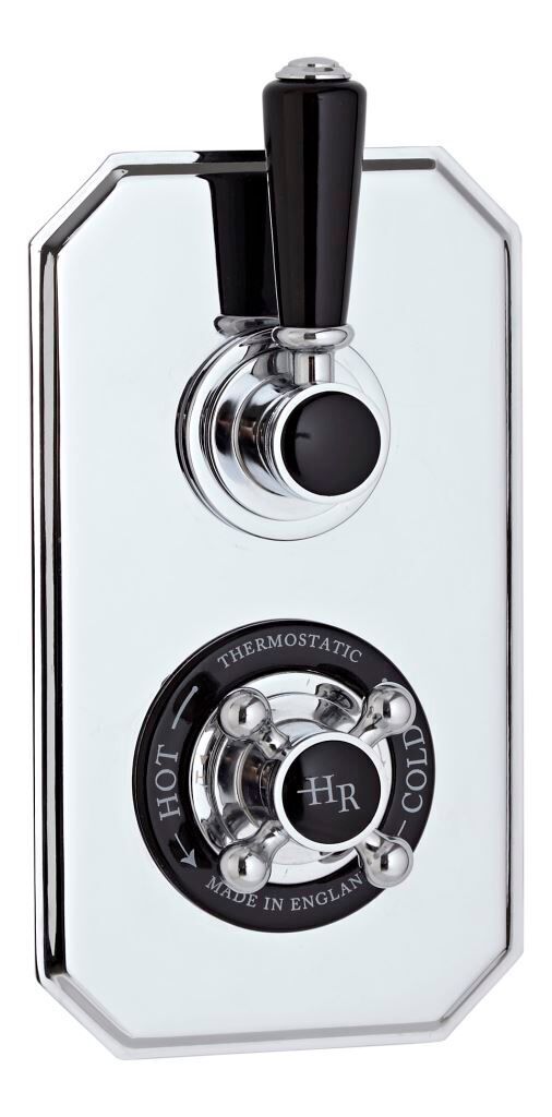 Hudson Reed Black Topaz Concealed Thermostatic Shower Valve