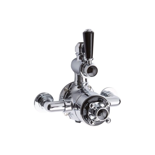 Hudson Reed Black Topaz Exposed Thermostatic Shower Valve