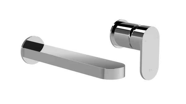 BC Designs Chelmsford Wall Mounted 2 Tap Hole Basin Mixer