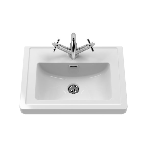 BC Designs 500mm Fireclay Furniture Basin
