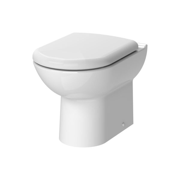 Hudson Reed Round Back to Wall Toilet with Seat
