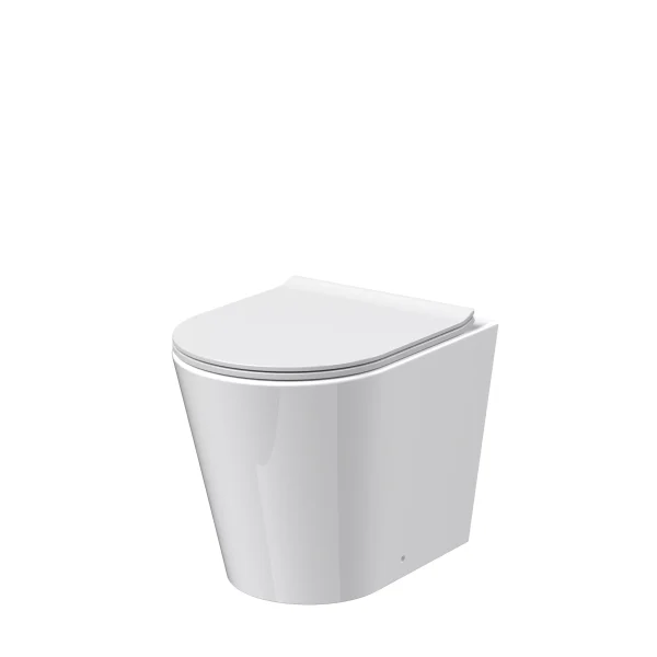 Nuie Fenton Rimless Back to Wall Toilet with Soft Close Seat