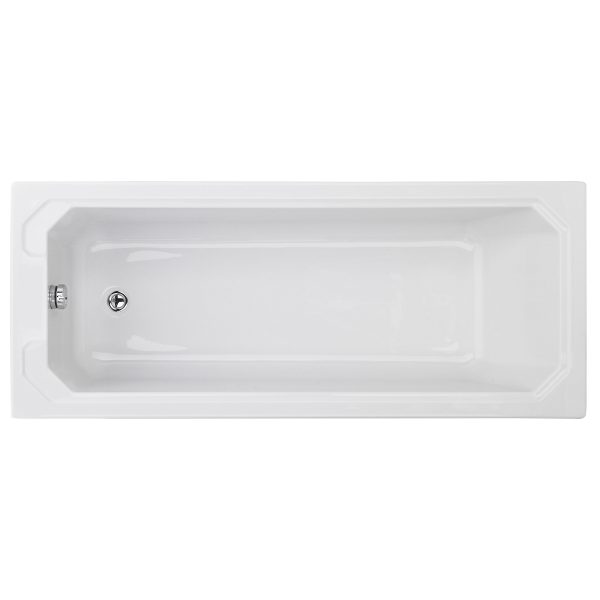 Nuie Art Deco Straight Shower Bath
