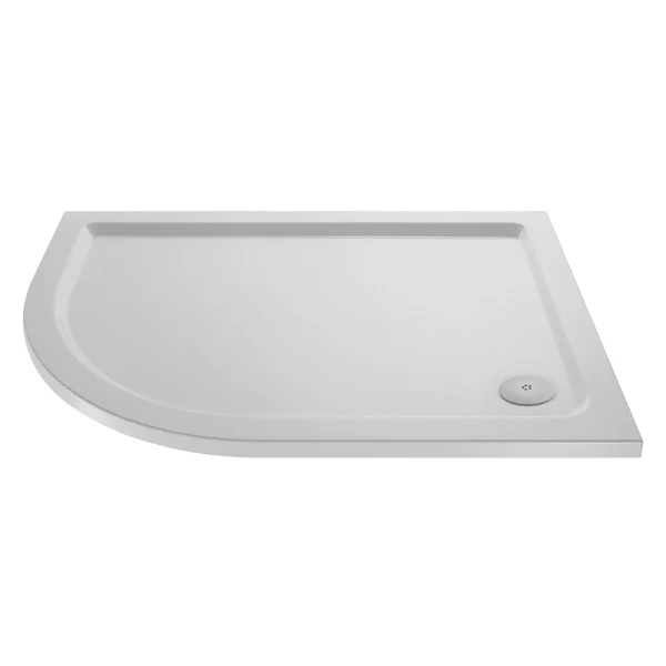 Nuie Slip Resistant Slimline Offset Quadrant Shower Tray