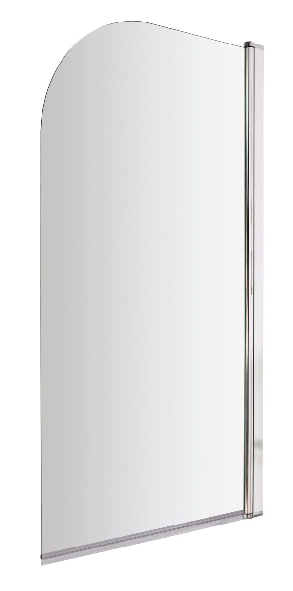 Round Hinged Bath Screen