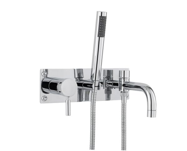 Hudson Reed Tec Single Lever Wall Mounted Bath Shower Mixer