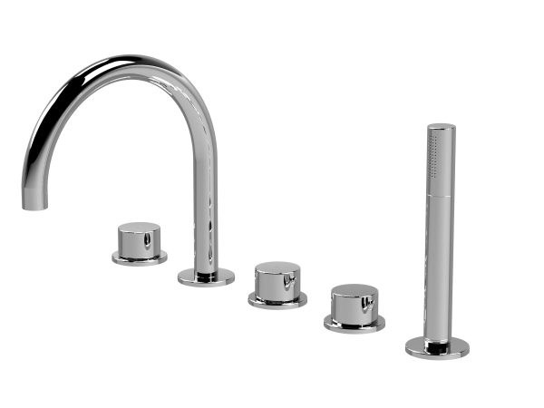 Clan Signature Stewart 5 Tap Hole Bath Shower Mixer