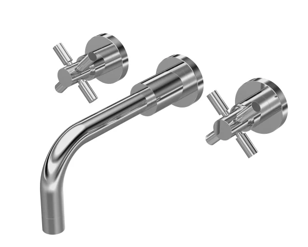Hudson Reed Tec Crosshead Wall Mounted Basin Mixer