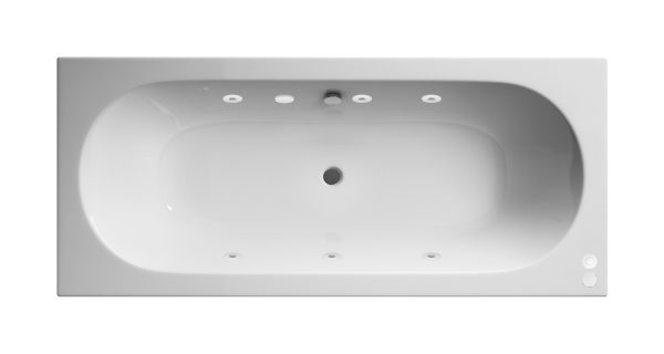 Clan Core Otley Double Ended Whirlpool Bath