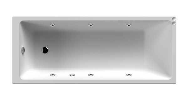 Clan Core Linton Single Ended Whirlpool Bath