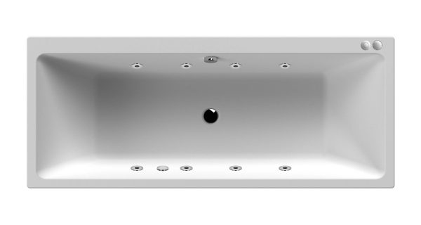 Clan Core Asselby Double Ended Whirlpool Bath